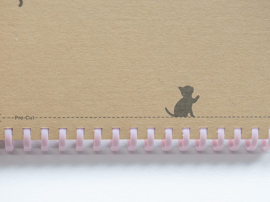 KOKUYO 10th記念ソフトリングノート 〈ぷにぷに子ねこ〉 A6 方眼