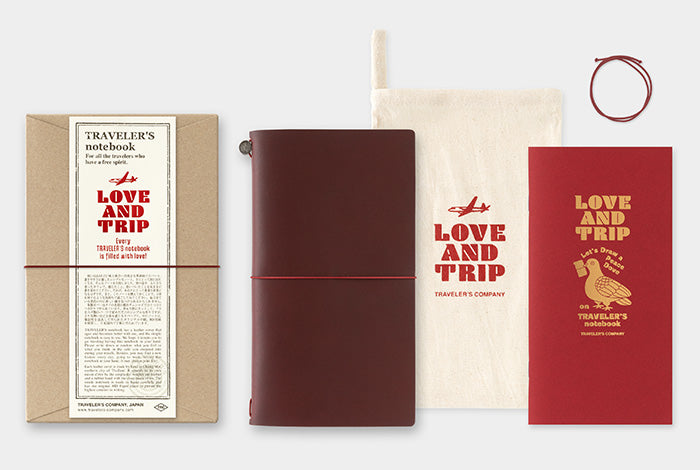 【限定】トラベラーズノート LOVE AND TRIP レギュラーサイズ本体
