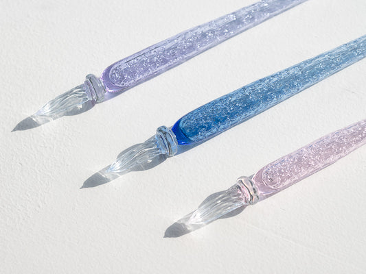 まつぼっくり ガラスペン ツブツブ