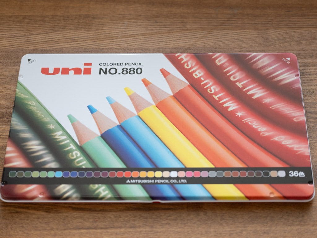 uni 色鉛筆 880 36色