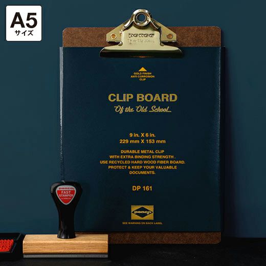 penco Clipboard Gold ペンコ クリップボードO/S ゴールド A5 – 文化堂