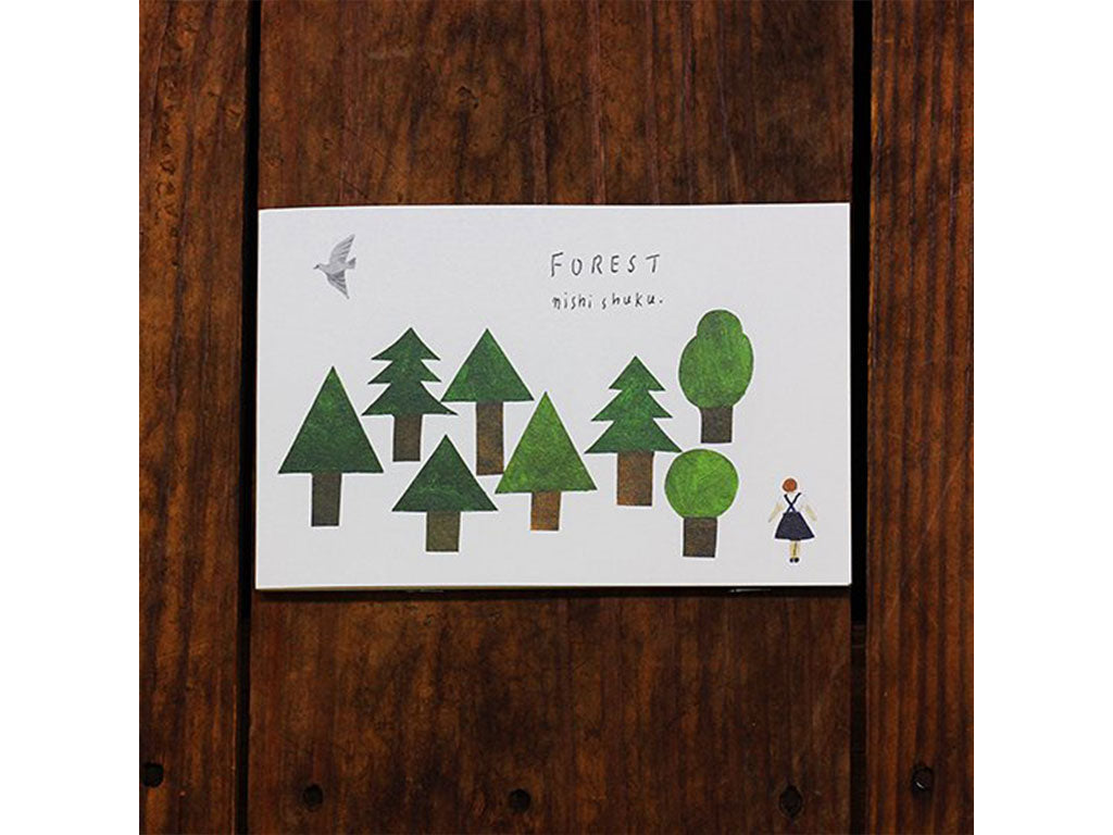 表現社 西淑 はがき箋 FOREST