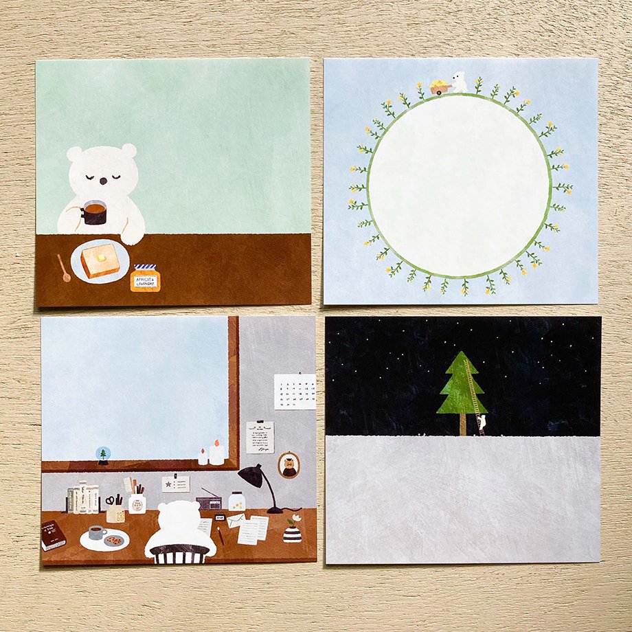 表現社 ブロックメモ 福岡麻利子 HOSHI KUMA