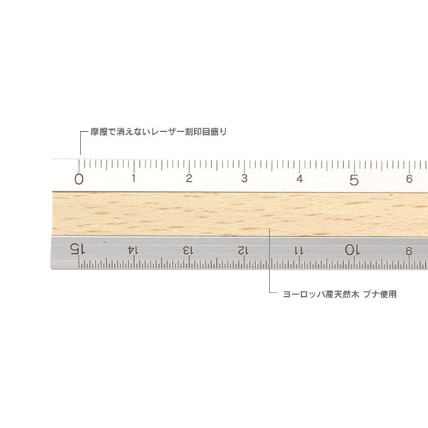 デザインフィルの定規（20㎝）