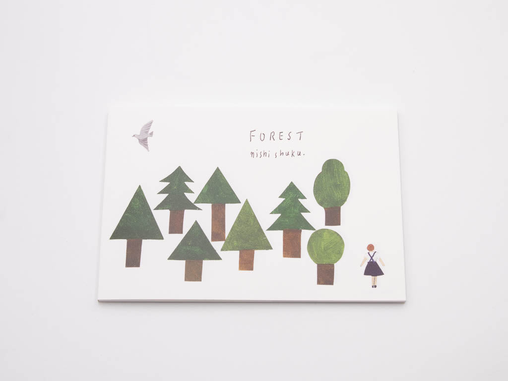 表現社 西淑 はがき箋 FOREST