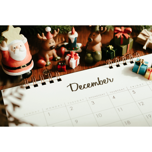 🌟🎄12月の文化堂ビルカレンダーです🎄🌟