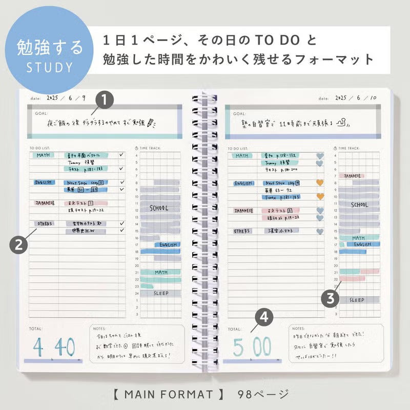 いろは　スタディプランナー デイリータイプ