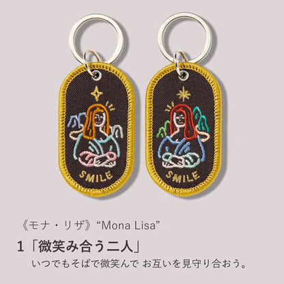 ペアキーリング 2/8b PAIR KEY RING ART MUSEUM ver.