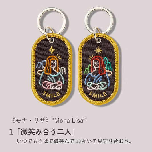 ペアキーリング 2/8b PAIR KEY RING ART MUSEUM ver.