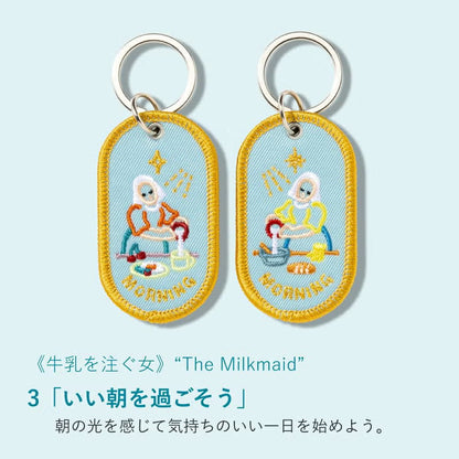 ペアキーリング 2/8b PAIR KEY RING ART MUSEUM ver.