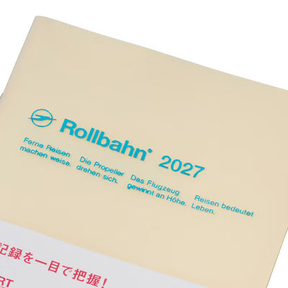 【2027年版】ロルバーンノートダイアリー ログチャート クリア B6 月間｜10月始まり