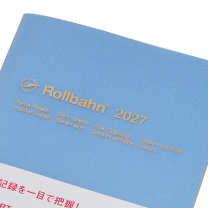 【2027年版】ロルバーンノートダイアリー ログチャート クリア B6 月間｜10月始まり