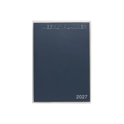 【2027年版】10月始まり｜ダイアリー ペーパークロス B6 週間ブロック