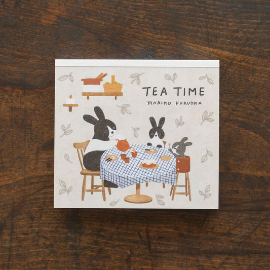 表現社　ブロックメモ　福岡麻利子 「TEA TIME」