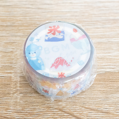 BGM 夏限定！箔押しクリアテープ ClearTape