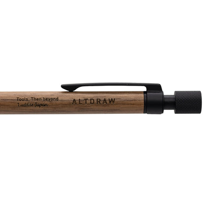 ラダイト　ALTDRAW 製図用シャープペンシル マットブラックWood Model