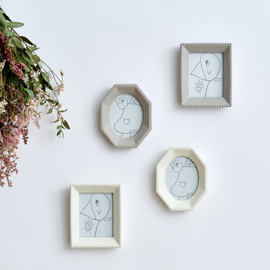 空間の余韻も楽しめる 小さなフォトフレーム オクタゴン