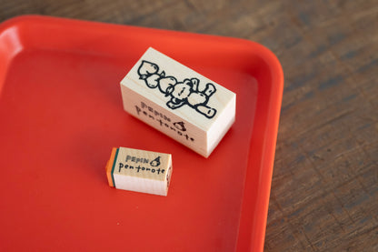 PEPIN×Pentonote「ももとくまさん」＆「ぺんとノートくまさん」はんこ