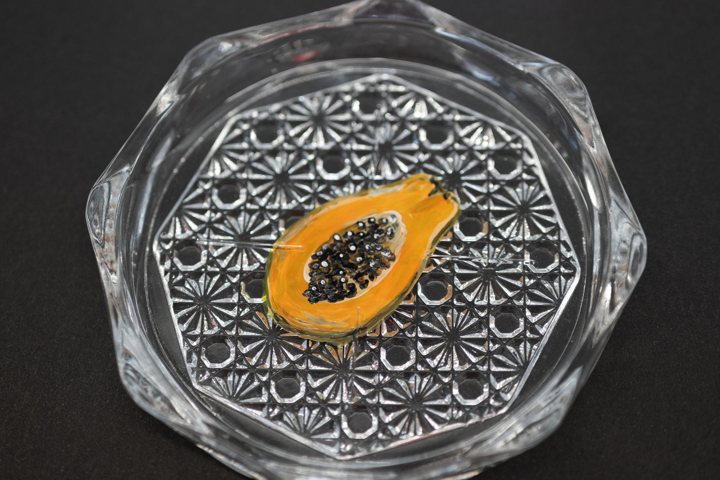 スゲノマロ‐ガラスコースター