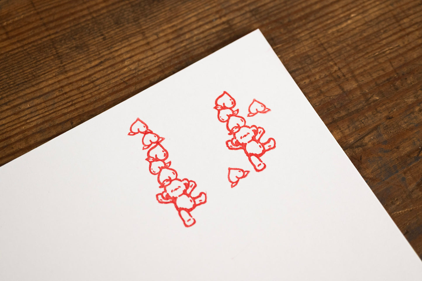 PEPIN×Pentonote「ももとくまさん」＆「ぺんとノートくまさん」はんこ