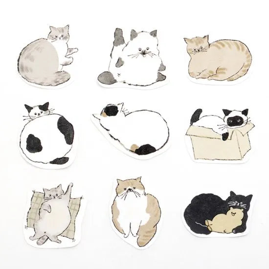 bande 書けるロールステッカー ゆるねこメモ