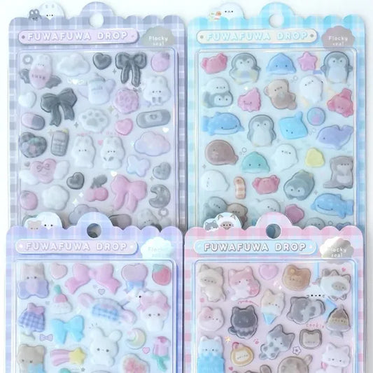 ふわふわドロップシール