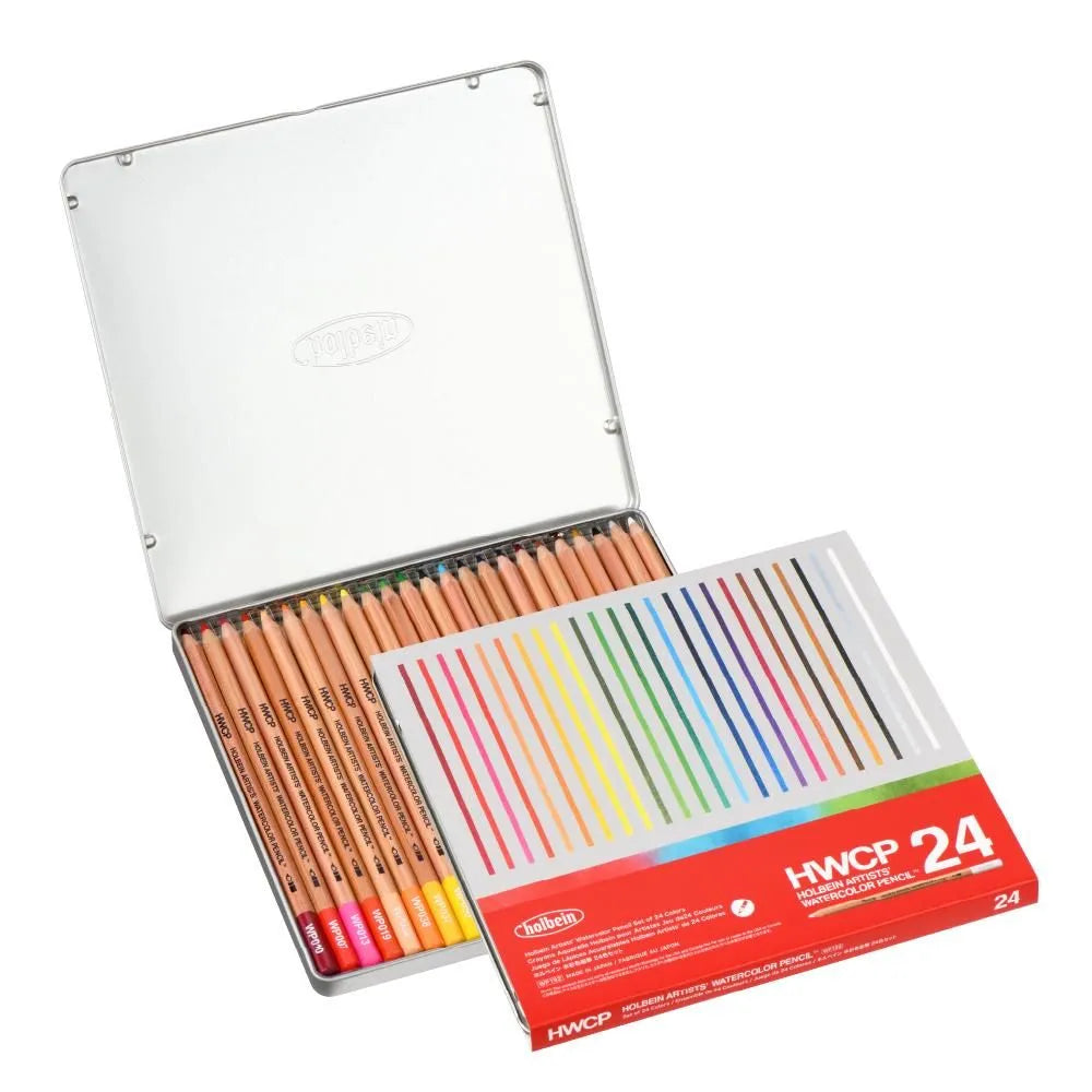 ホルベイン 水彩色鉛筆24色セット HWCP24
