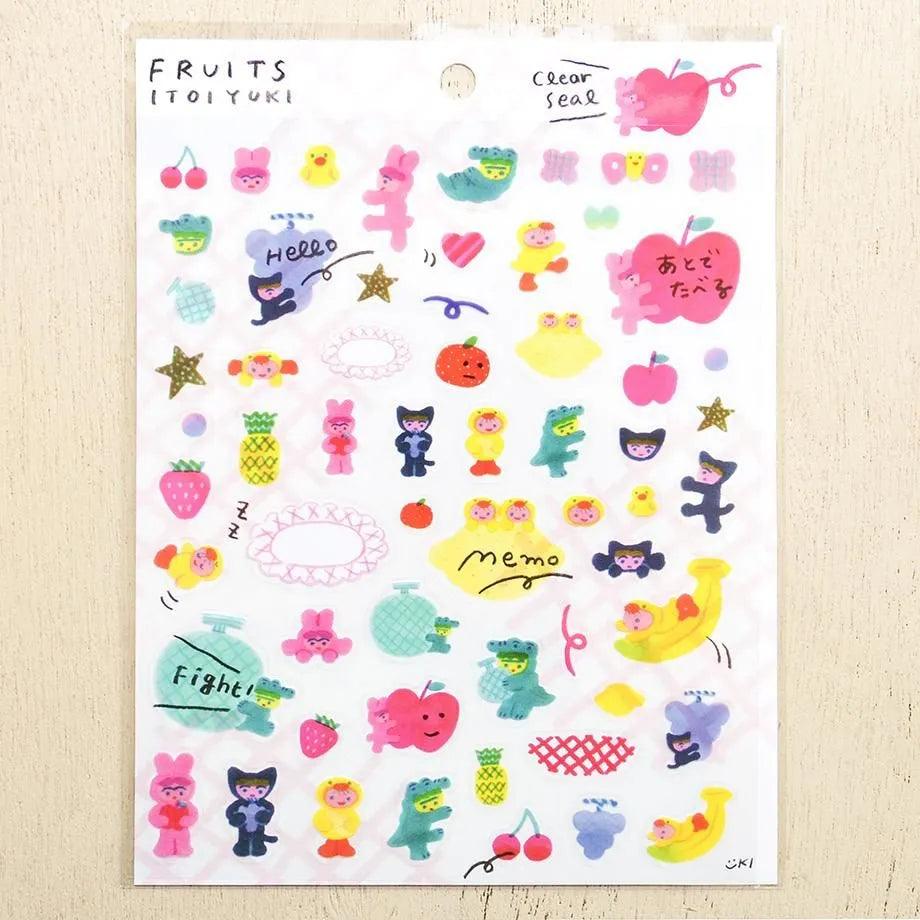 シール いといゆき 「FRUITS」