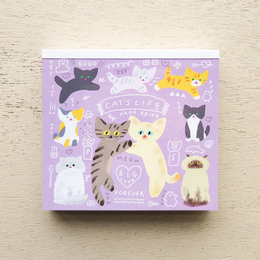 表現社 ブロックメモ 多田玲子「CAT'S LIFE」