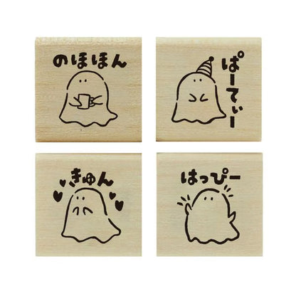 こどものかお 手帳はんこ部 4Pセット