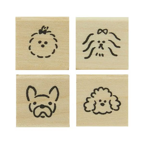 こどものかお 手帳はんこ部 4Pセット