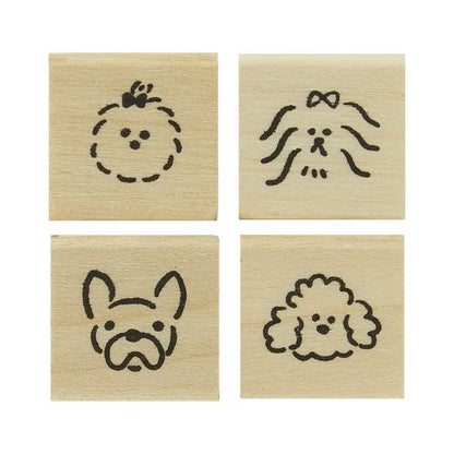 こどものかお 手帳はんこ部 4Pセット