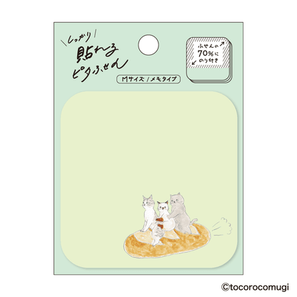 しっかり貼れる ピタふせん M (メモタイプ)