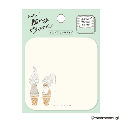 しっかり貼れる ピタふせん M (メモタイプ)