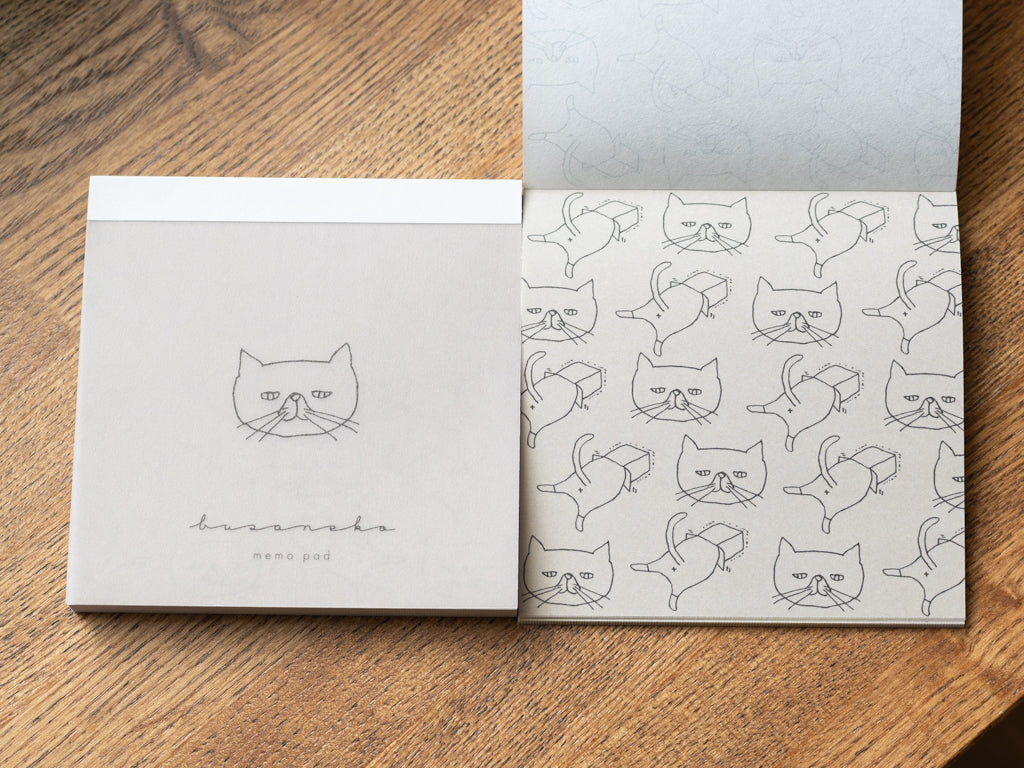 EL COMMUN SQUARE MEMO PAD ブサねこ