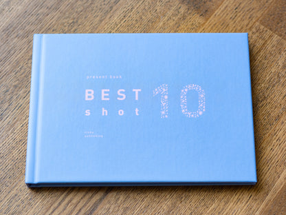 いろは出版 present book BEST shot 10 pale blue