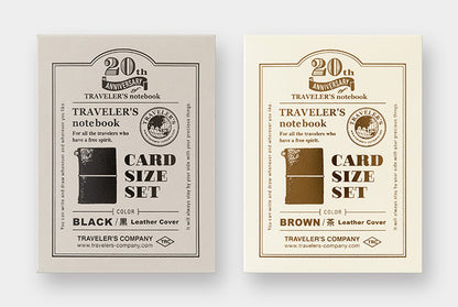 TRAVELER’S notebook カードサイズ【限定！20周年記念】