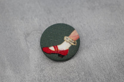 スゲノマロ-くるみボタンのマグネット