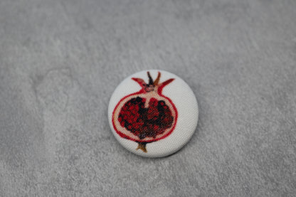 スゲノマロ-くるみボタンのマグネット