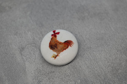 スゲノマロ-くるみボタンのマグネット