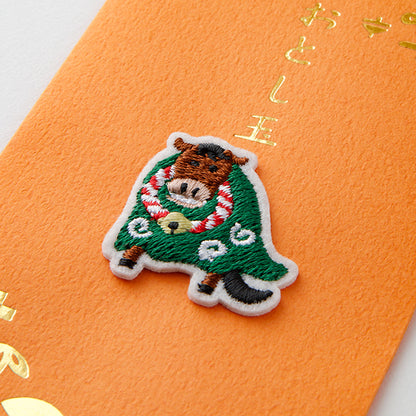 MIDORI ぽち袋 刺繍 お年玉 2026