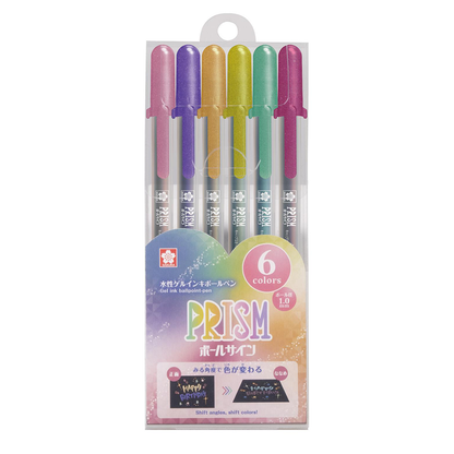 【数量限定】サクラクレパス　ボールサイン プリズム　6色セット