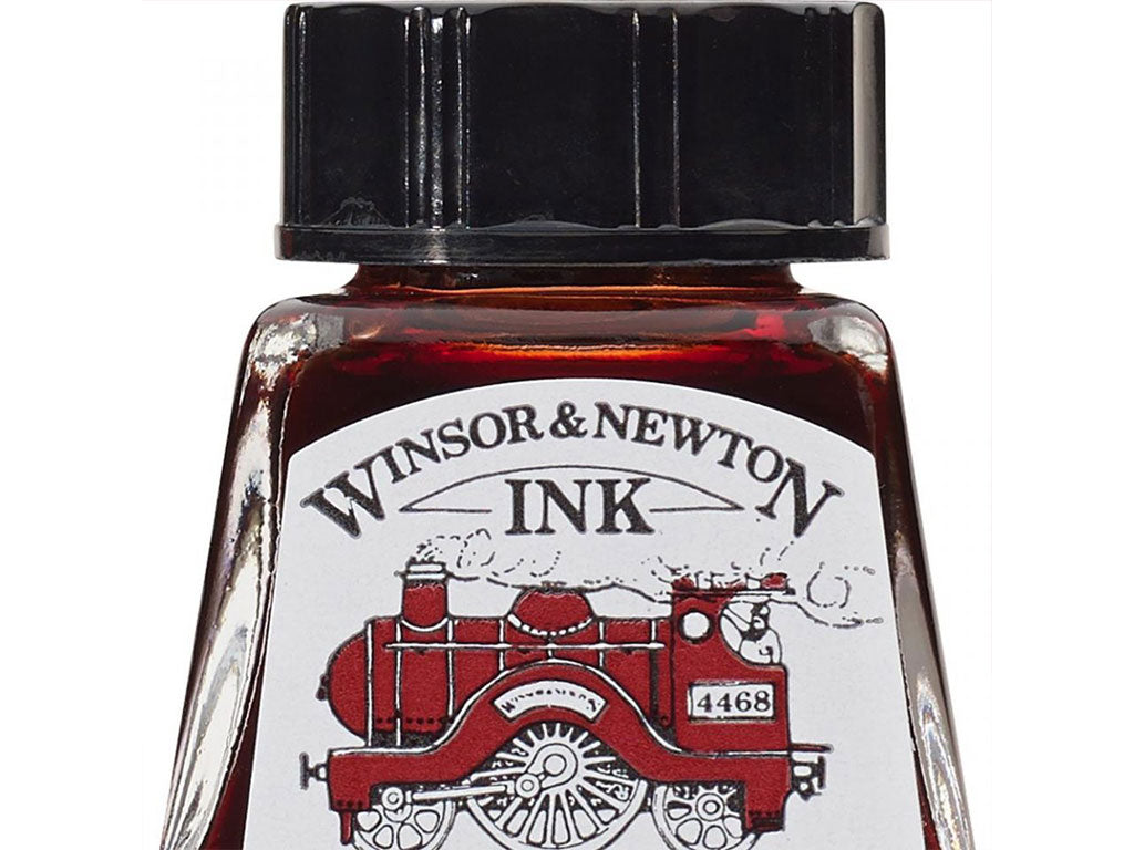 Winsor&Newton ドローイングインク 14ml Deep Red