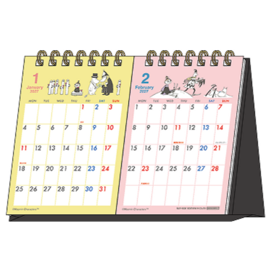 【2027年版】デスクカレンダー ムーミン