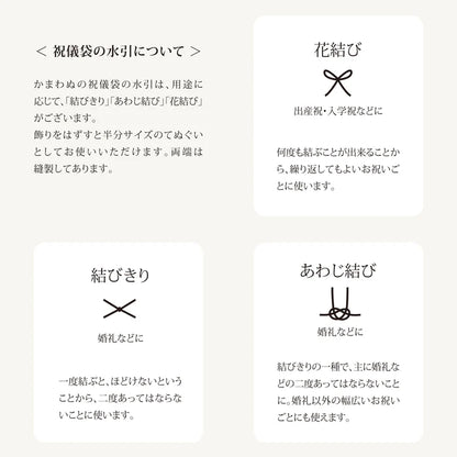 かまわぬ 手拭祝儀袋