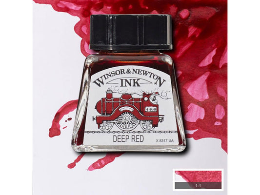 Winsor&Newton ドローイングインク 14ml Deep Red