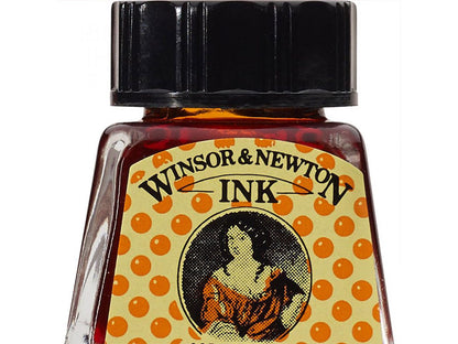 Winsor&Newton ドローイングインク 14ml  Orange