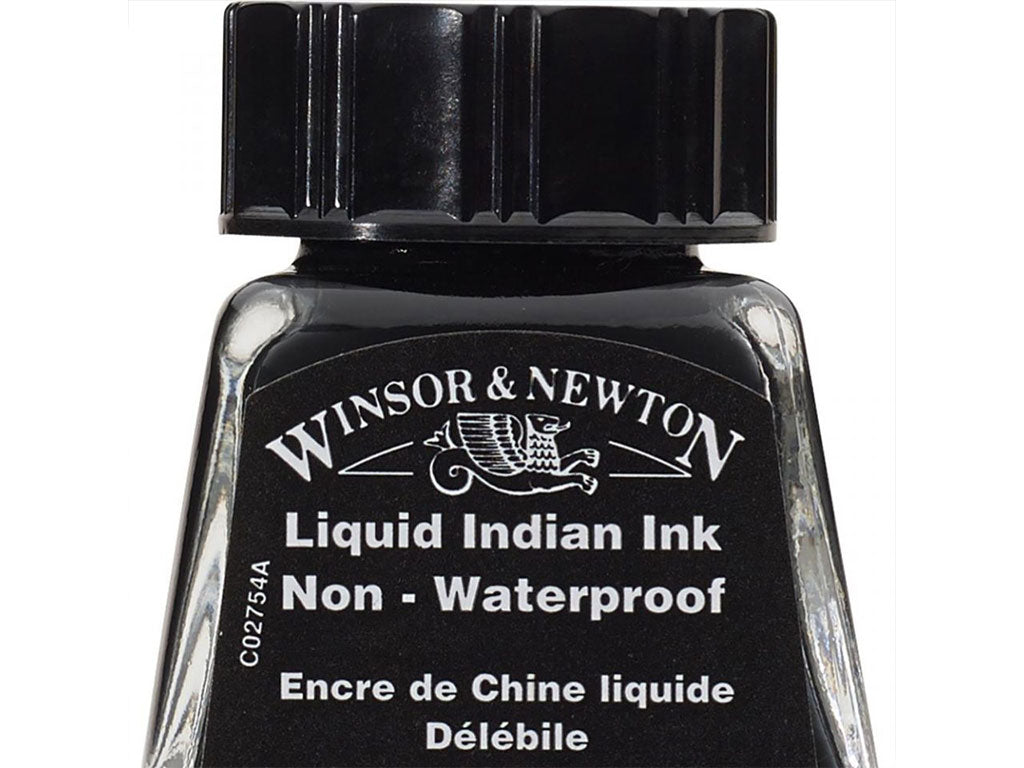 Winsor&Newton ドローイングインク 14ml Liquid Indian Ink