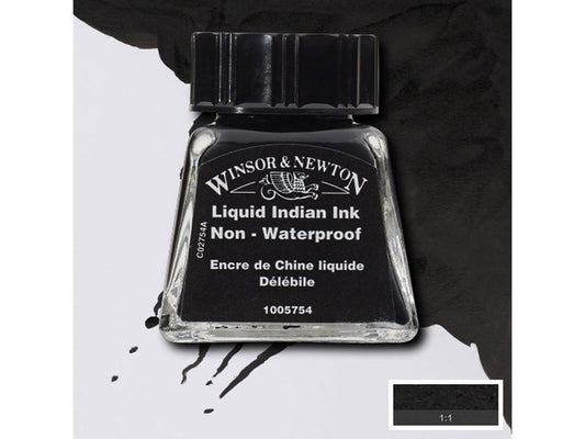 Winsor&Newton ドローイングインク 14ml Liquid Indian Ink
