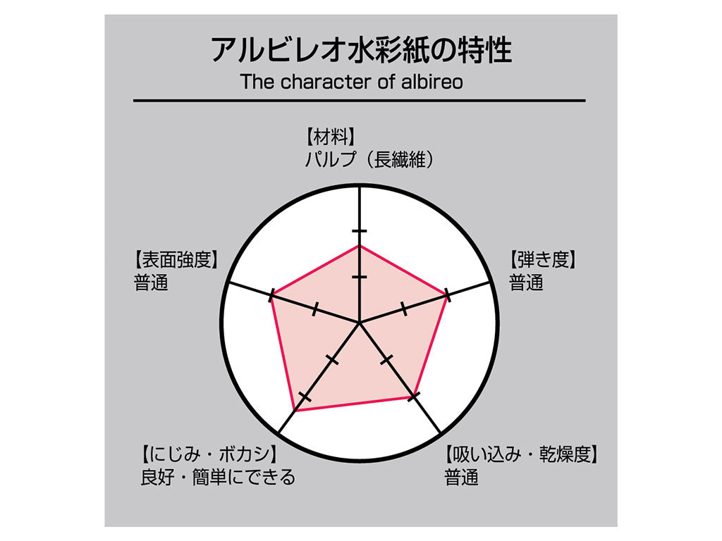 holbein アルビレオ水彩紙 ブロック 中目